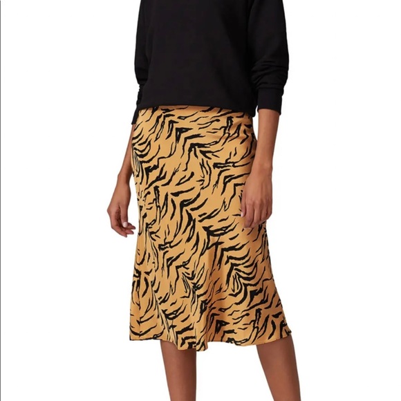 Madewell 💯 Silk Midi Skirt - Picture 4 of 6